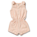 Baby Playsuit Terry - Strawberry Wave