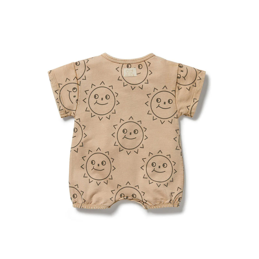 Baby Sweat Growsuit - Happy Days