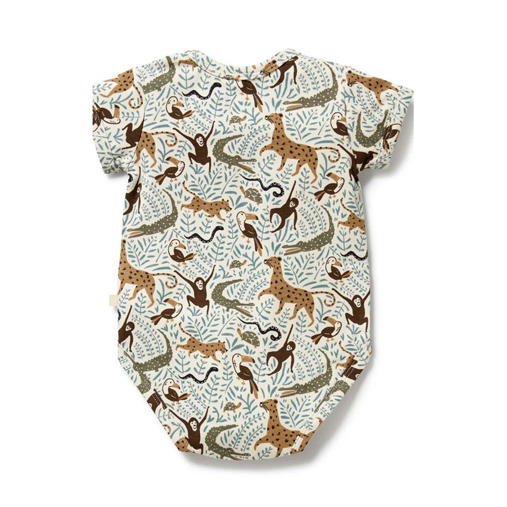 Baby Henley Bodysuit - Mini Jungle
