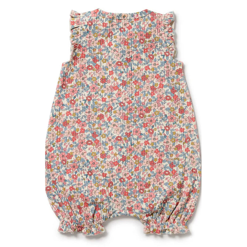 Baby Ruffle Zipsuit - Summer Bloom
