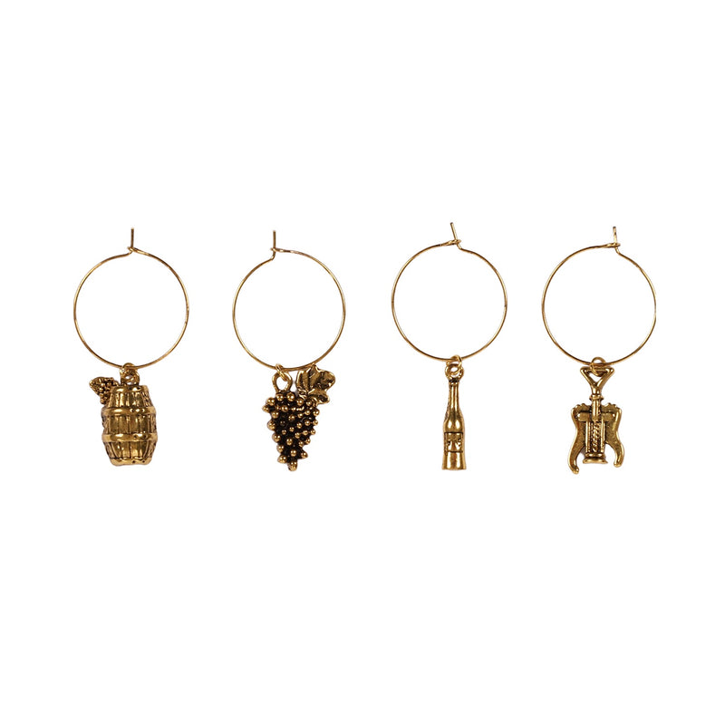 Wine Charms Set 4 Vino