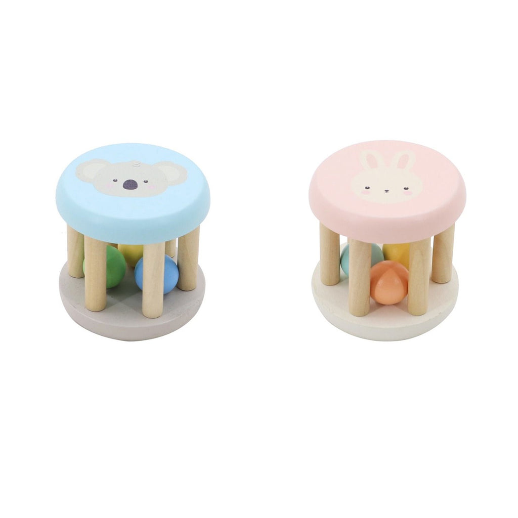 Koala & Bunny Wooden Rattle
