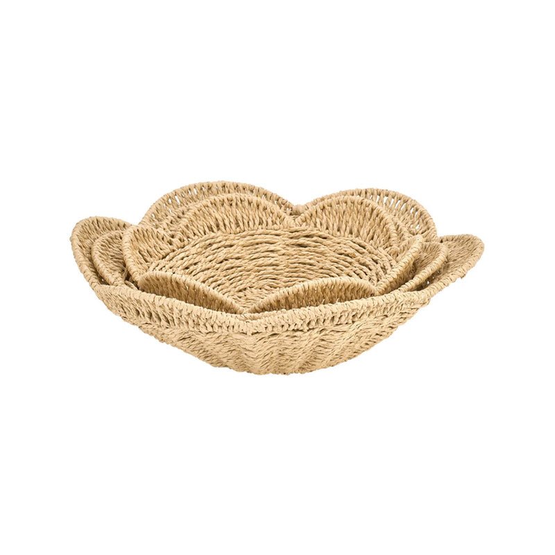 Woven Bowl Set 3 Papier - Natural