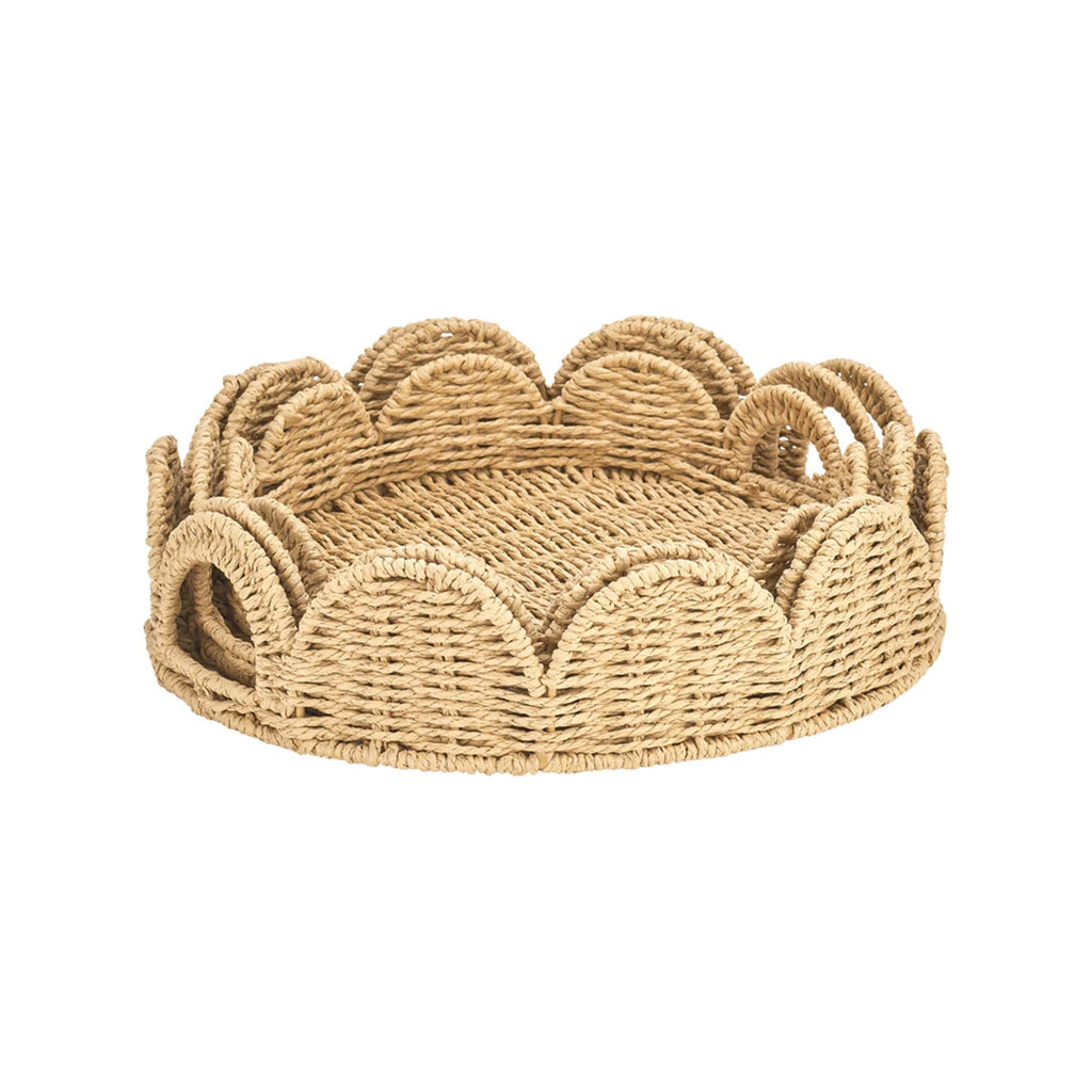 Woven Tray Set 3 Papier - Natural