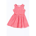 Baby Dress Wren Terry Stripe - Pink