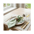 Napkin Set 4 Flower Paisley - Laurel Green