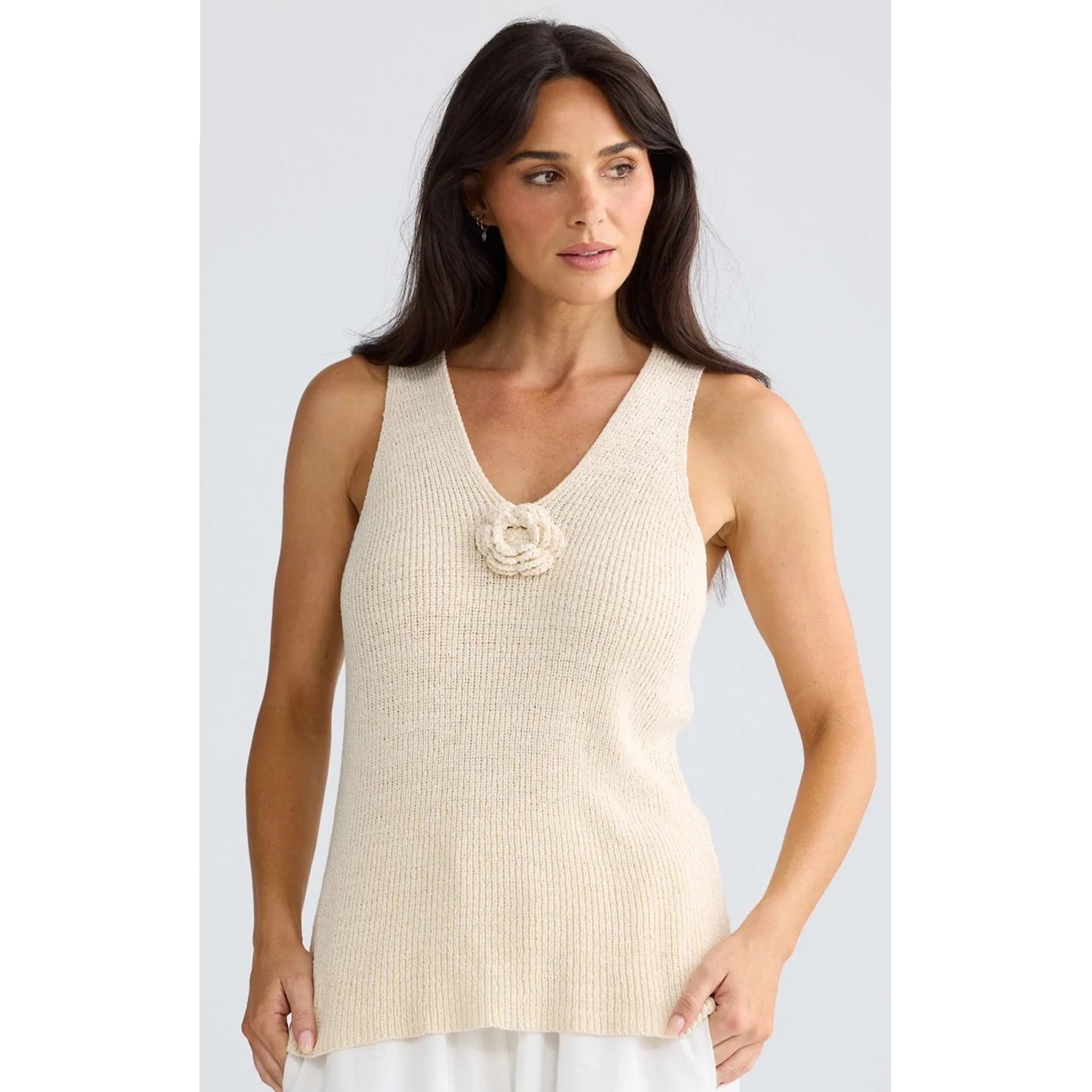 Tank Knit Rosalie - Natural