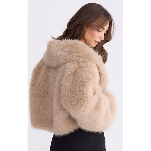 Jacket Fur Chantel - Beige