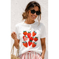 TShirt White - Strawberries Berry Cute