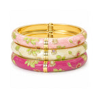Bangle Enamel - Vine Dark Pink