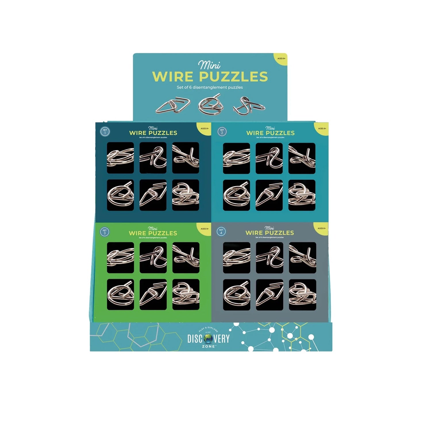 Mini Wire Puzzle - Set of 6