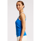 Tank Maris Stitched - Marine / White