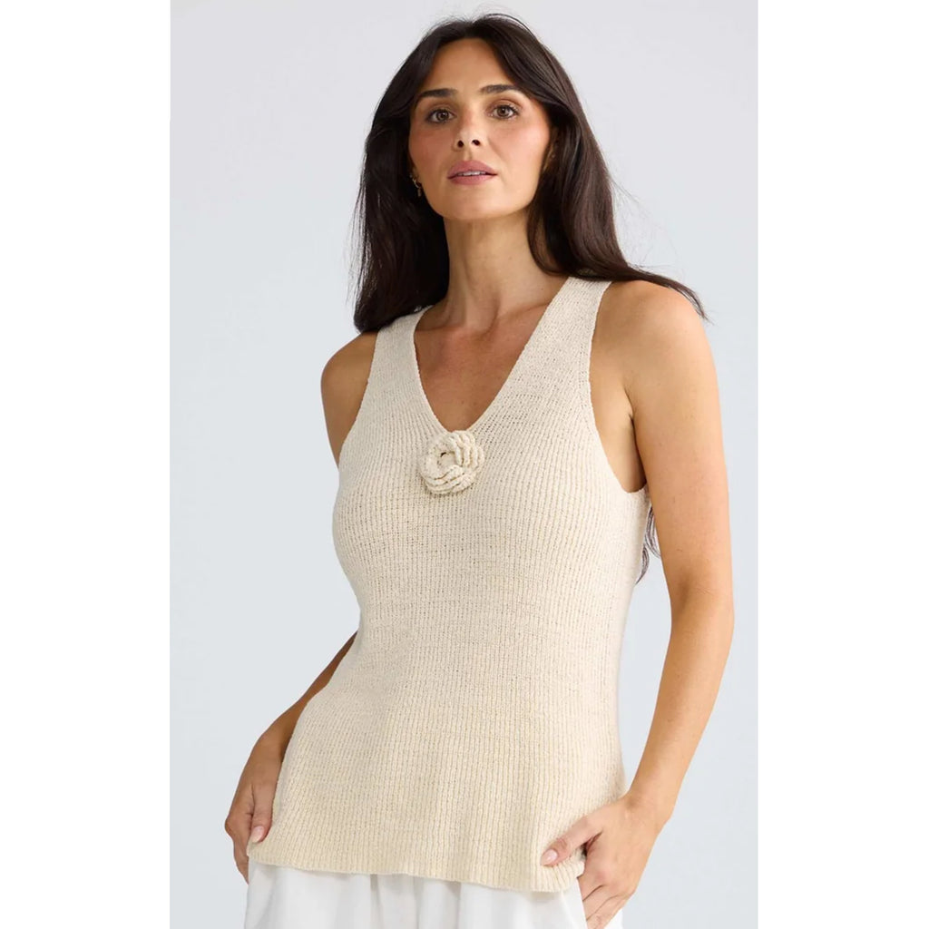 Tank Knit Rosalie - Natural