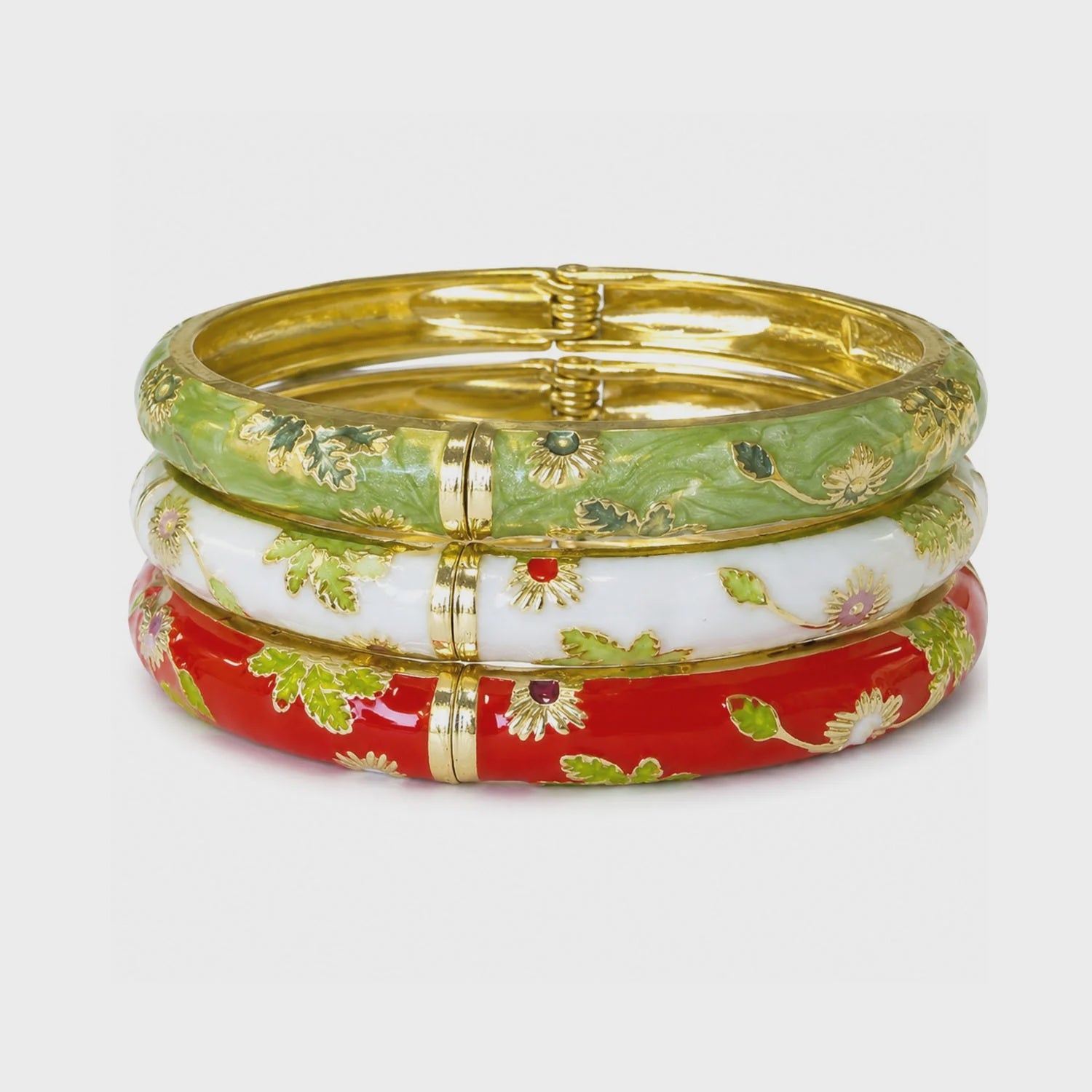 Bangle Stack Green - Set 3