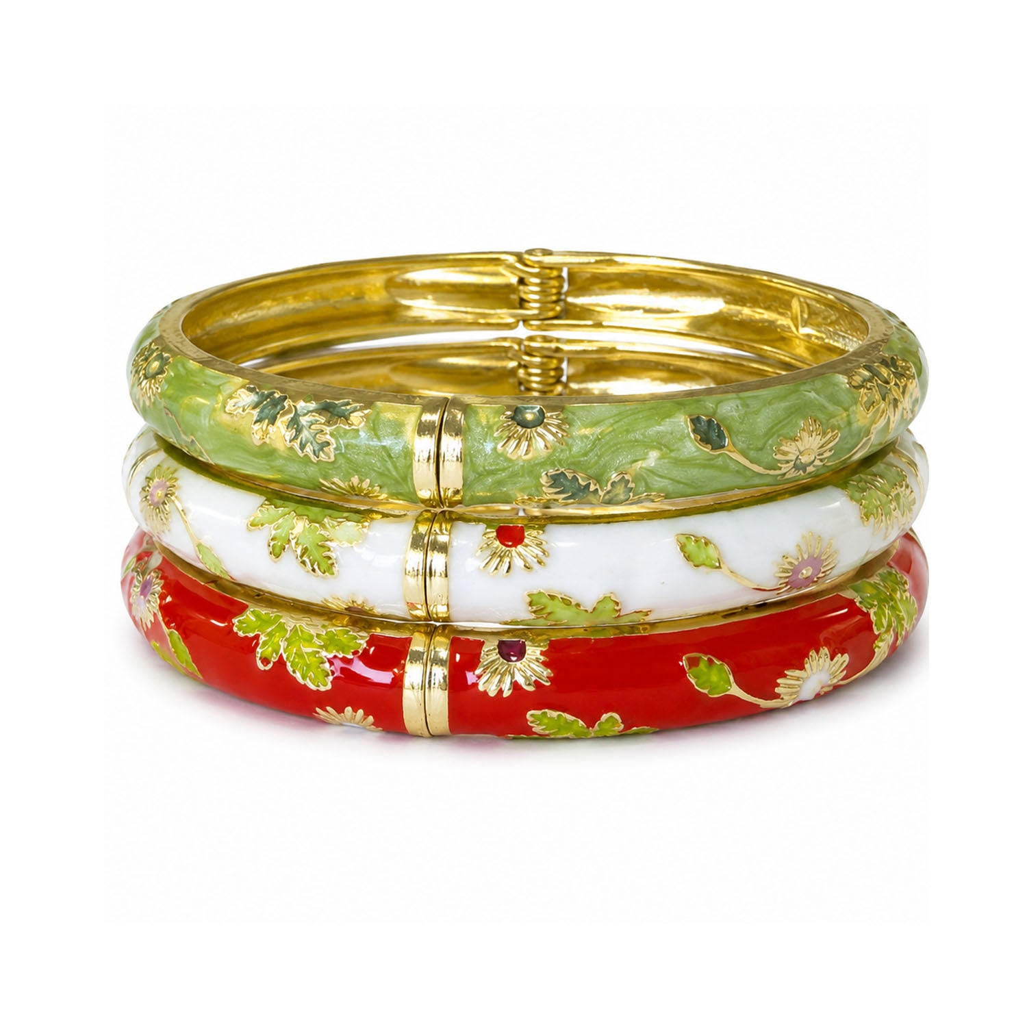 Bangle Enamel - Vine Red