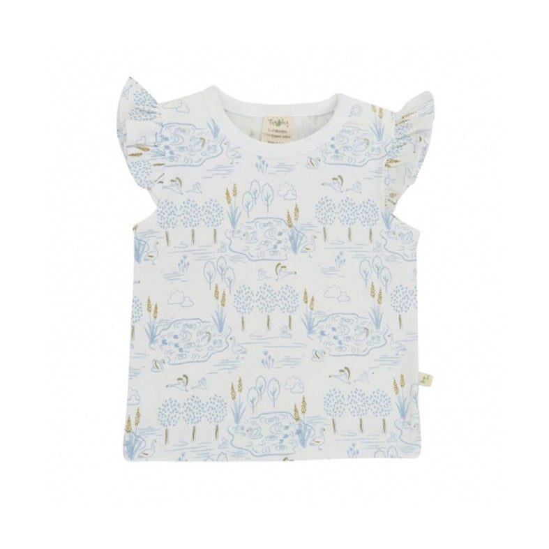 Baby Top Tee Cap Sleeve - Lakeside