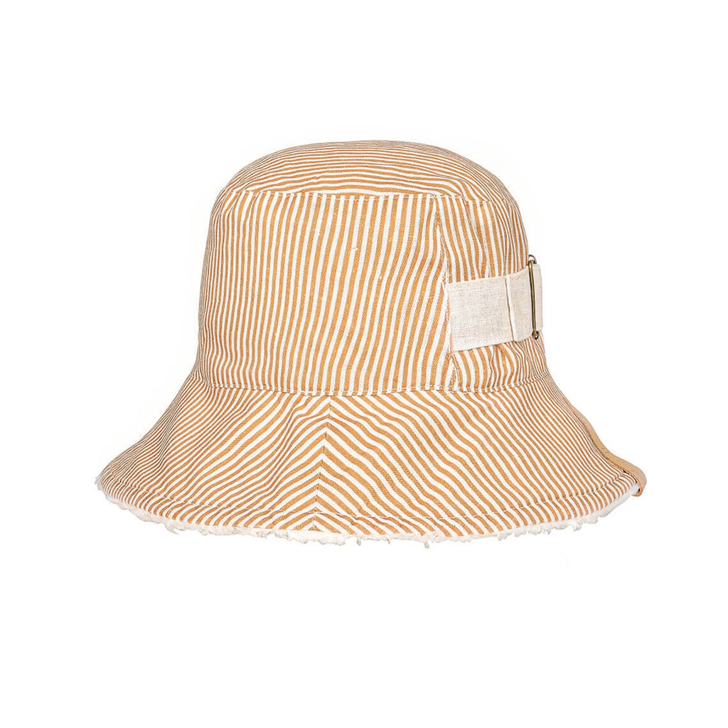 Hat Traveller Frayed Bucket - Frankie/Flax