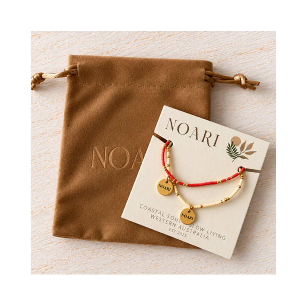 Bracelet Aloha - Coral Set of 2