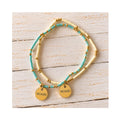Bracelet Aloha - Aqua Set of 2