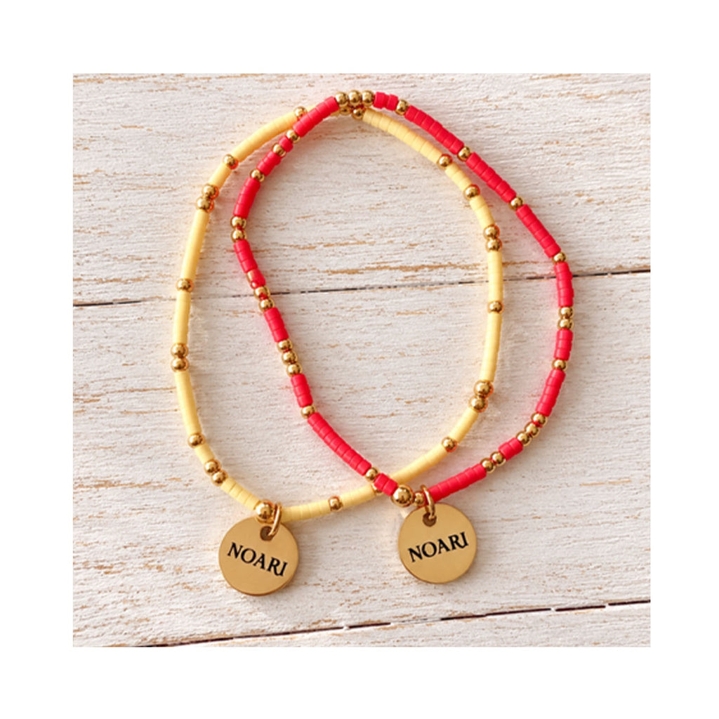 Bracelet Aloha - Coral Set of 2
