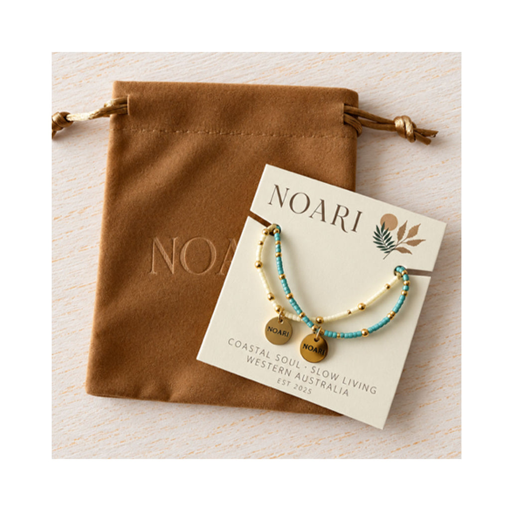 Bracelet Aloha - Duck Egg Set of 2