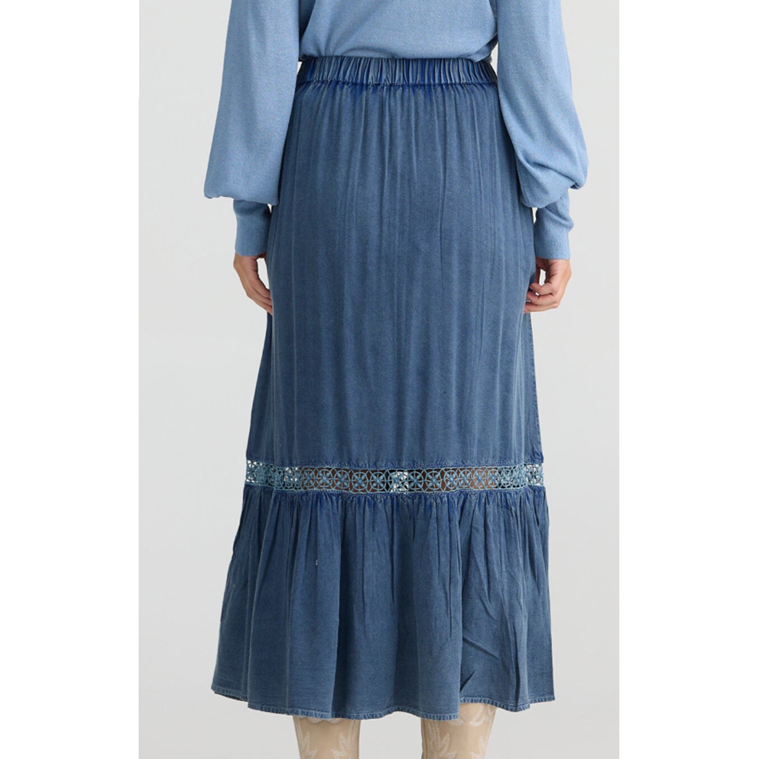 Skirt Ashleigh - Washed Denim
