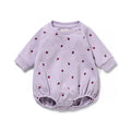 Berry Plums Organic Waffle Bodysuit