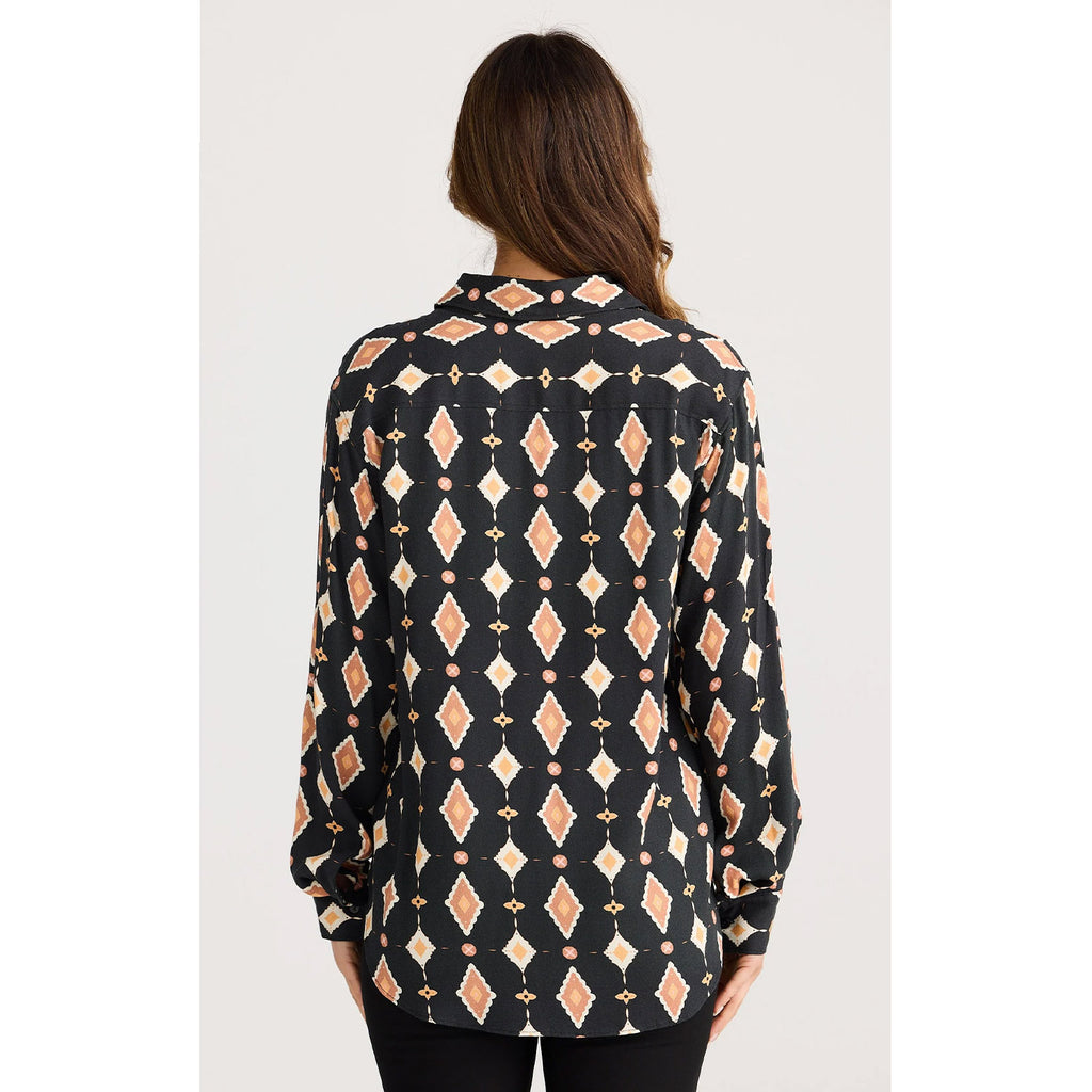 Top Hunter Shirt - Casablanca Tile