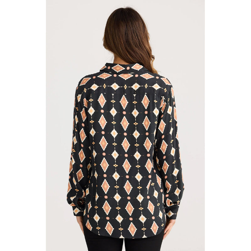 Top Hunter Shirt - Casablanca Tile