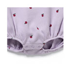 Berry Plums Organic Waffle Bodysuit