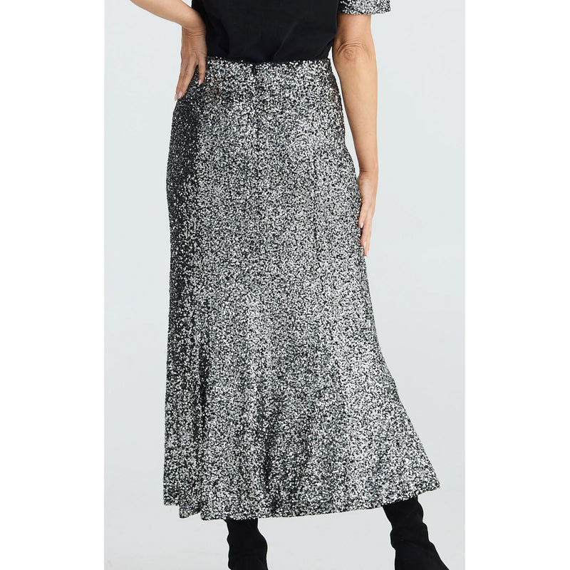Skirt Ritz - Silver Sequin