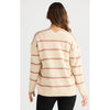 Knit Hallie - Off White & Rose