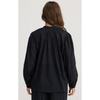 Top Cala Blouse - Black & Off White