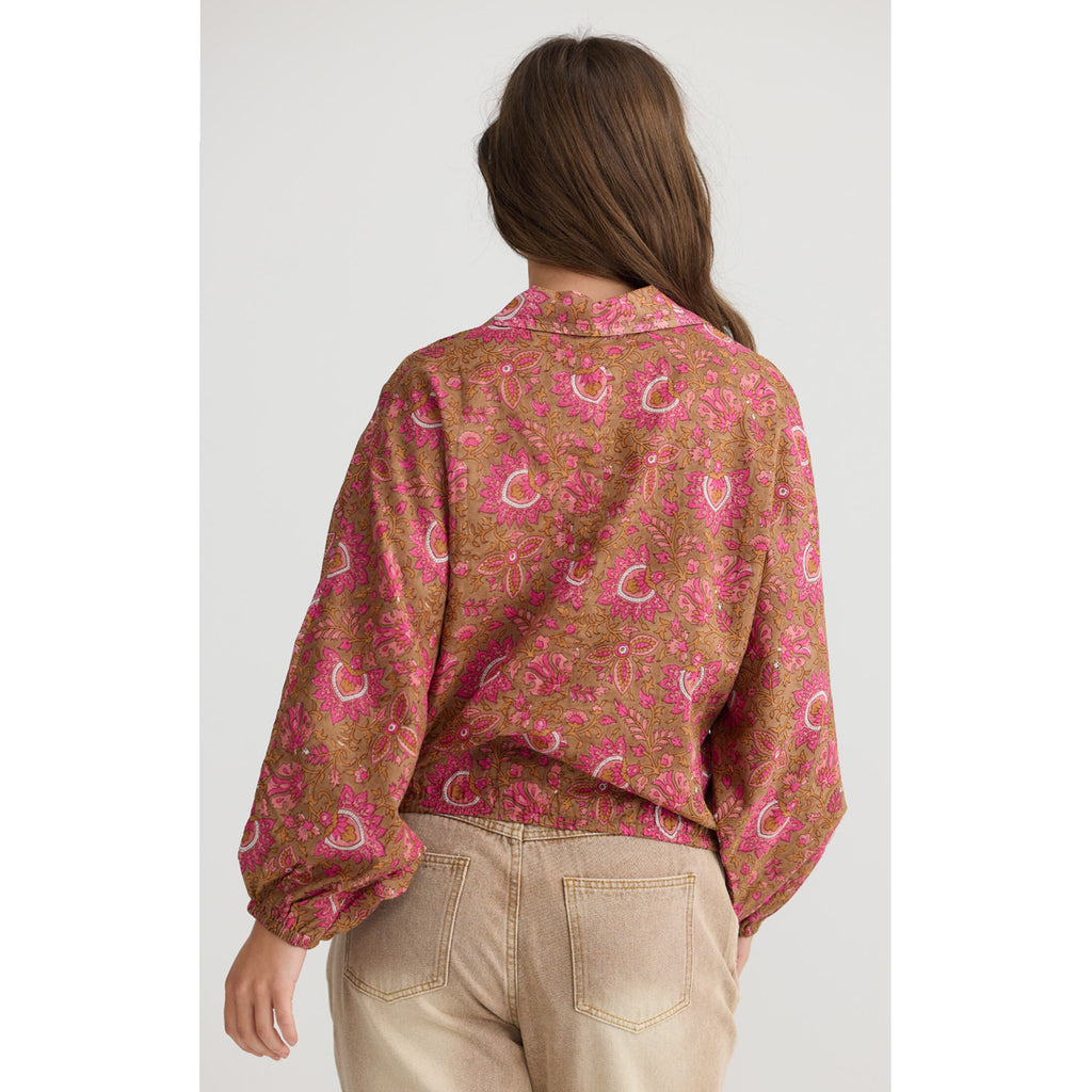 Top Hazel Shirt - Autumn Spritz