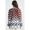 Top Diego - Blue Brown Geo