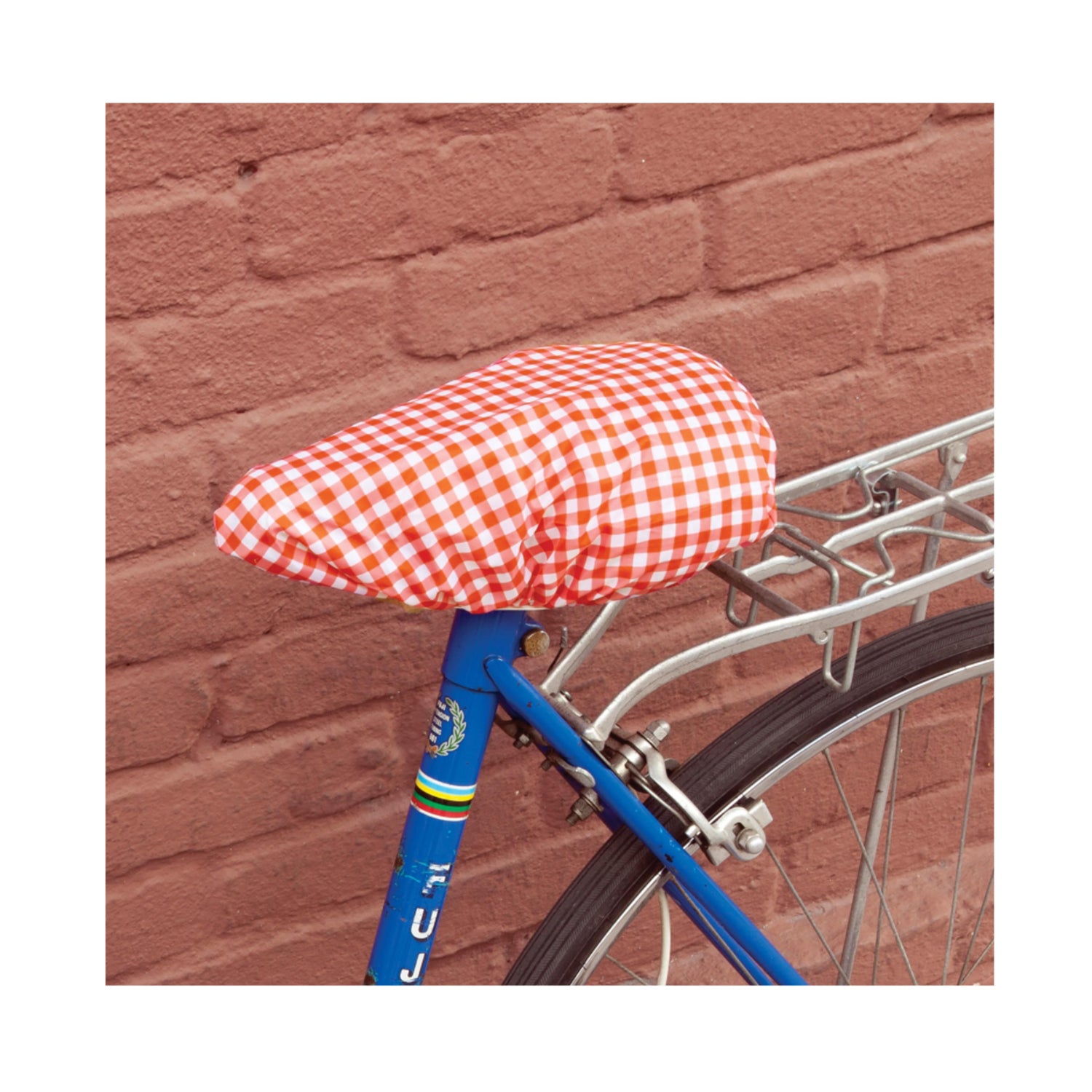 Bike Seat Cover - Gingham