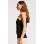 Tank Maris Stitched - Black / Tusk