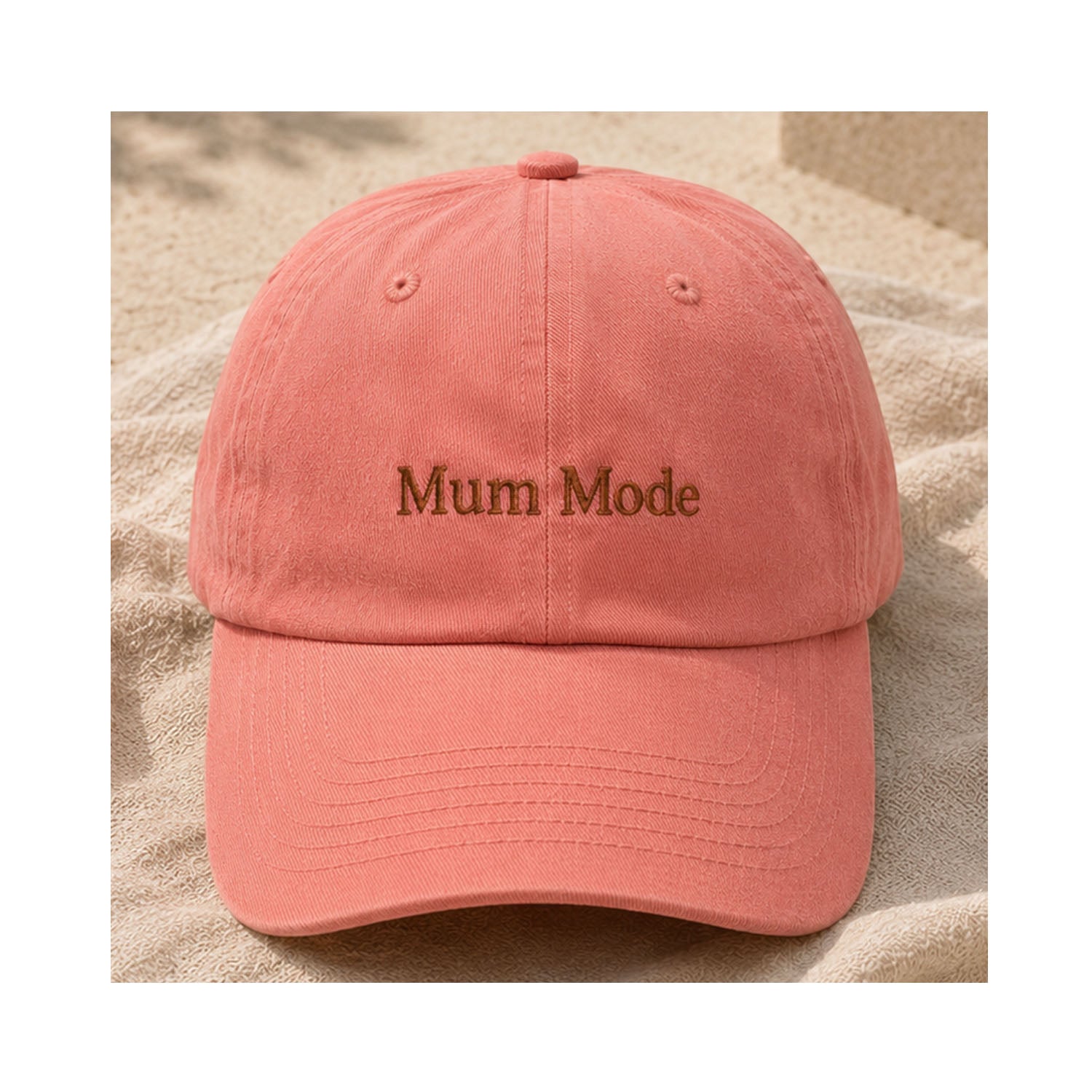 Cap - Mum Mode - Dk Plum Pink