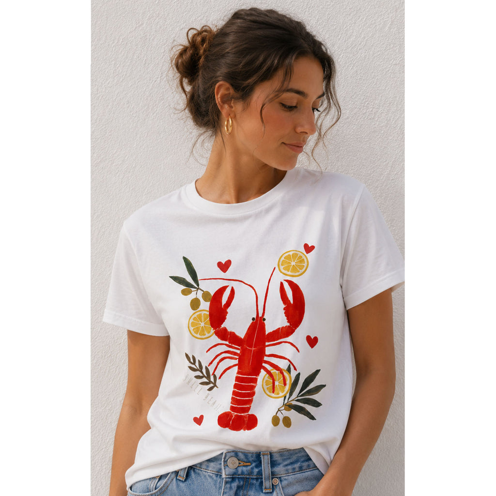 TShirt White - Lobster Shell Yeah!