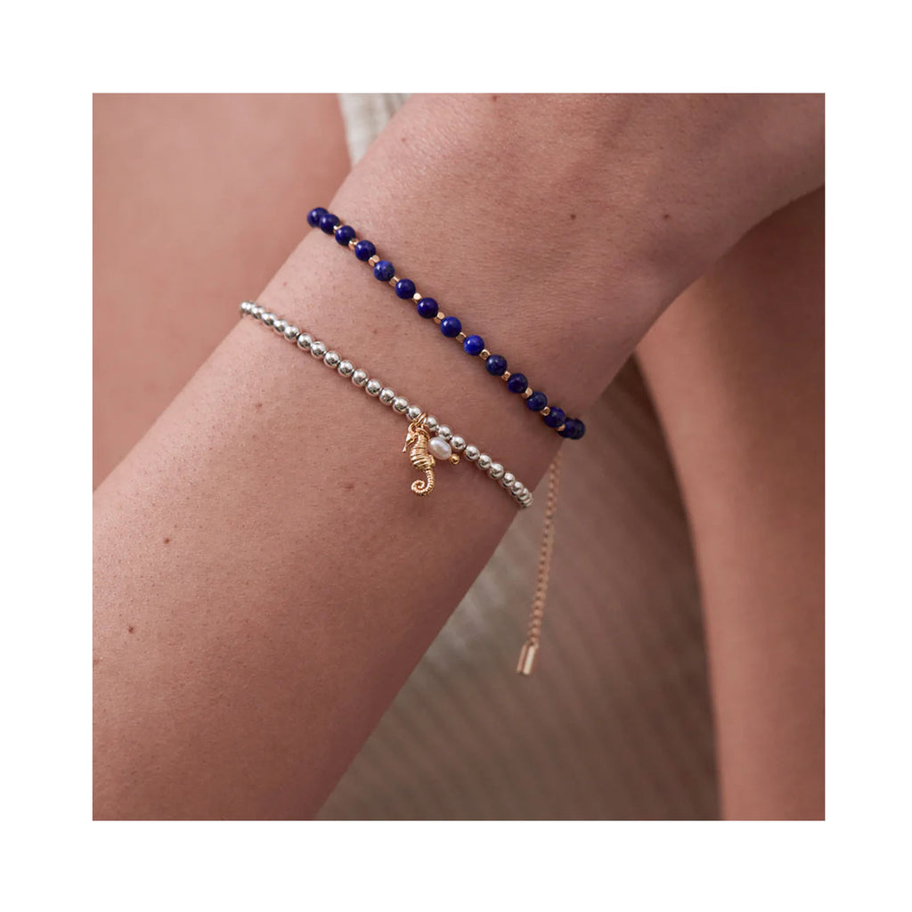 Bracelet Seahorse And Pearl Sienna