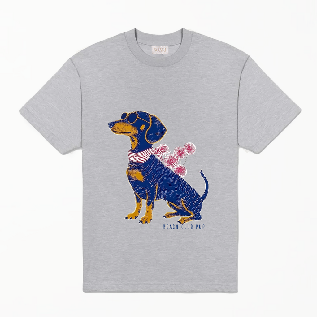 TShirt Grey - Beach Club Pup