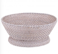 Basket Bowl Cane South Hampton White