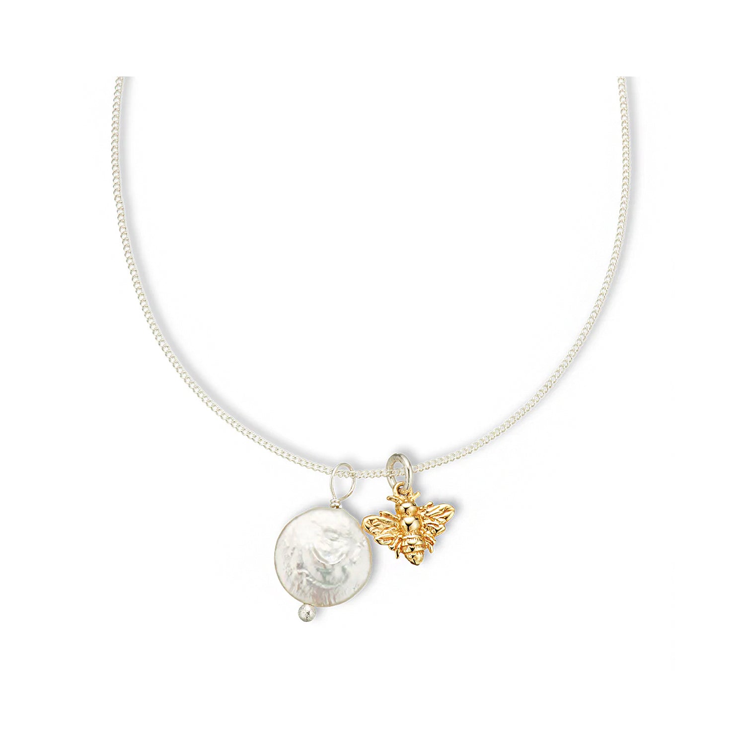 Necklace Goddess Amulet - Golden Bee