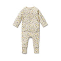 Baby Zipsuit Organic Cotton Jersey - Bella Floral