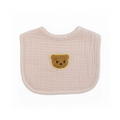 Bib Teddy - Dusty Pink