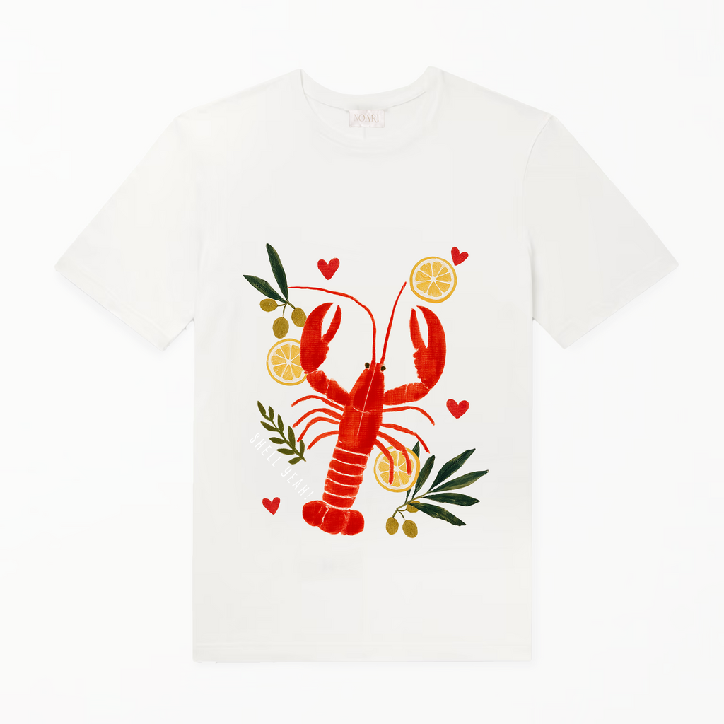 TShirt White - Lobster Shell Yeah!