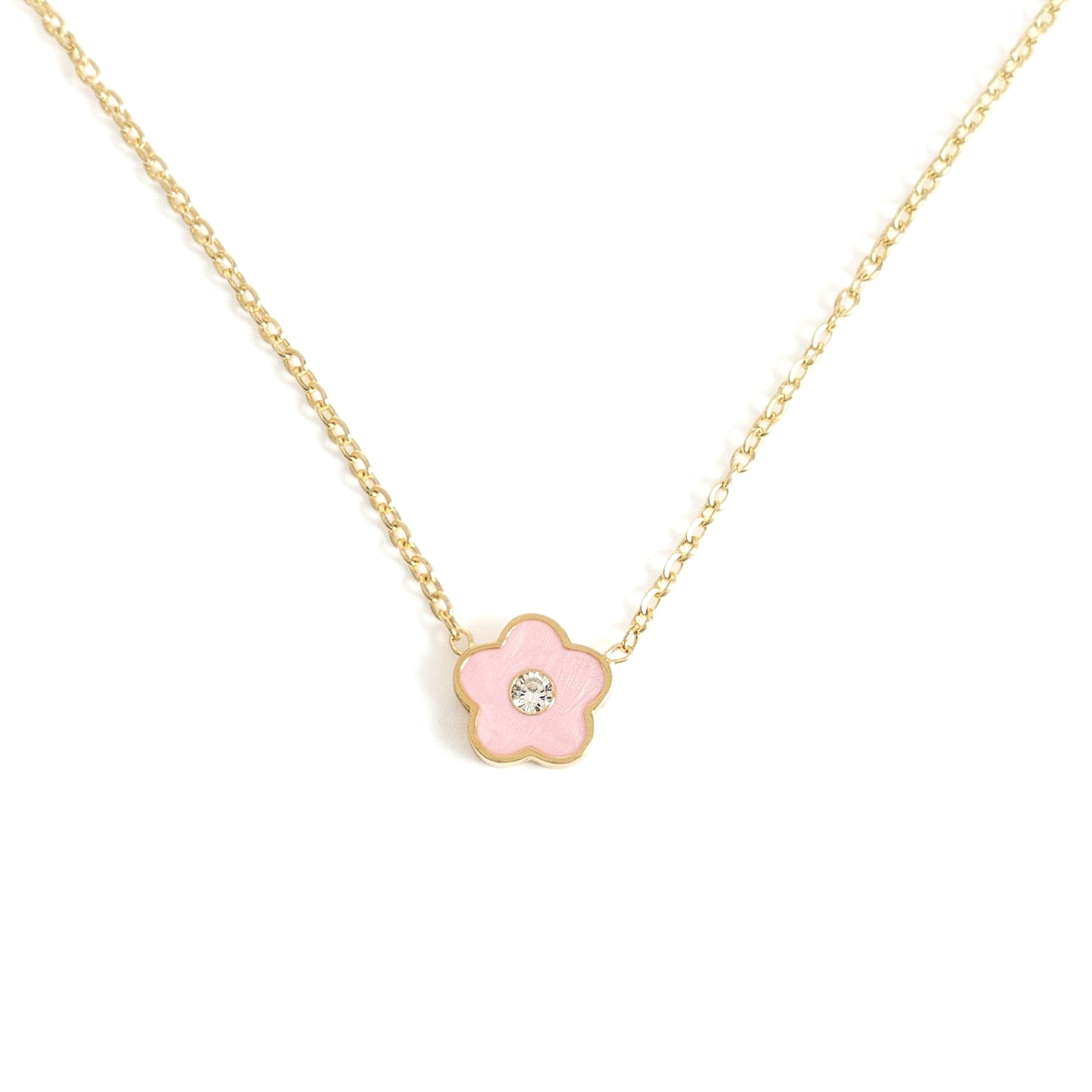 Kids Necklace Gold Plated - Bloom