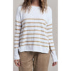 Top Bobbie - White & Camel