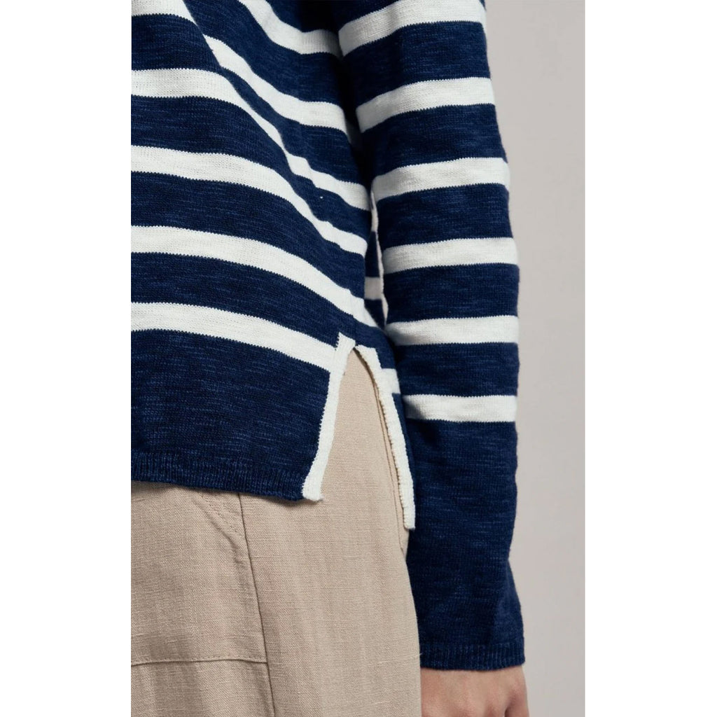 Top Bobbie - Navy & Milk