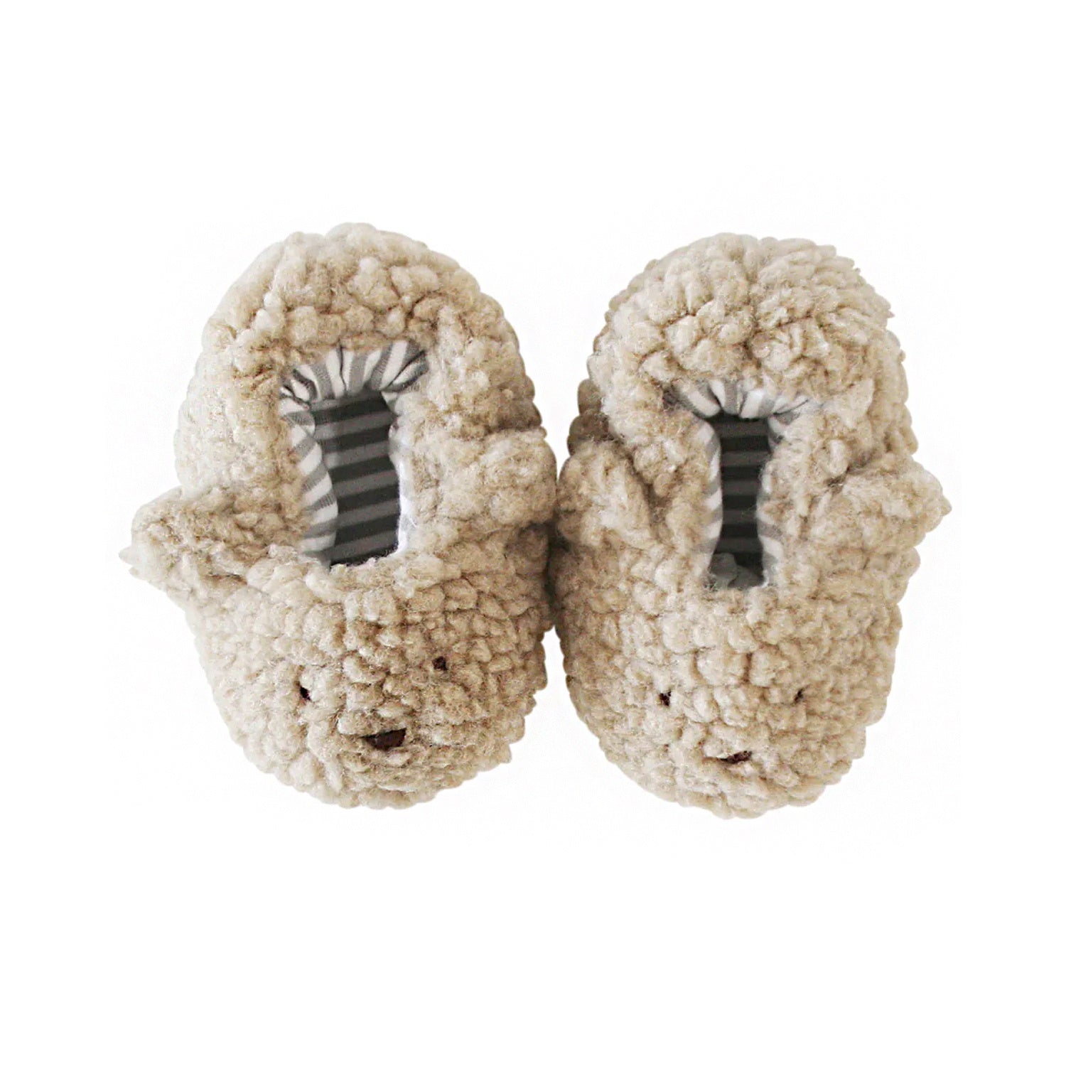 Booties Sherpa Bear - Oatmeal